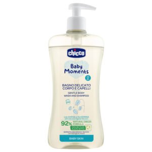 Chicco baby body wash and shampoo 500ml oat extract
