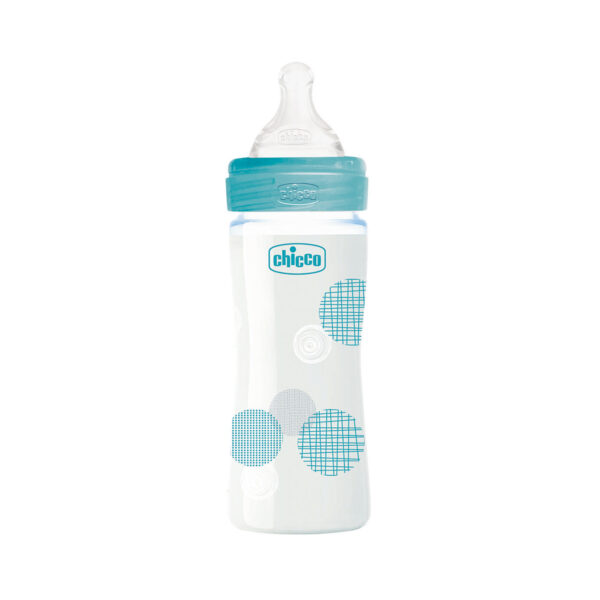 BOTTLE WB GLASS BOY 240 SLOW SIL