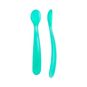 SOFT SILICON SPOON BI-PACK BOY 6M+