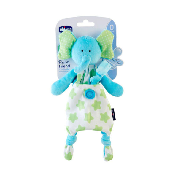 SOOTHER HOLDER POCKET FRIEND ELEPHANT