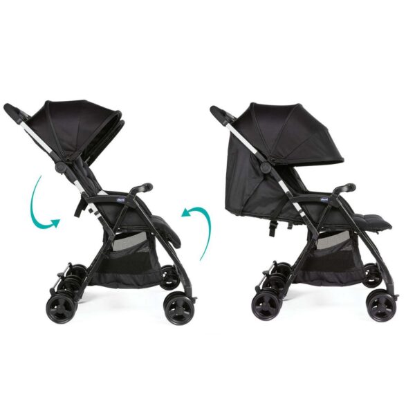 CHICCO OHLALA TWIN STROLLER BLACK NIGHT - Image 6