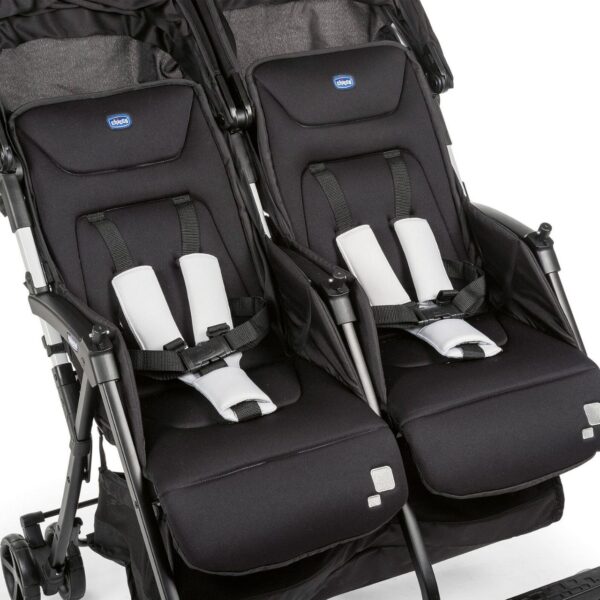 CHICCO OHLALA TWIN STROLLER BLACK NIGHT - Image 2