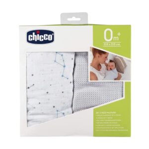 SWADDLES SET 2PCS BEAR&GREY SHEEP