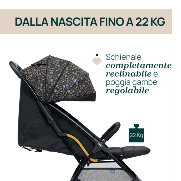 GLEE STROLLER PLAYFUL BLACK - Image 6