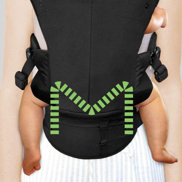 SNUG SUPPORT BABY CARRIER BLACK USA - Image 7