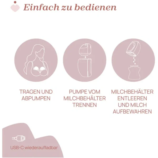 DOUBLE WEARABLE ELECTRIC BREAST PUMP - Image 4