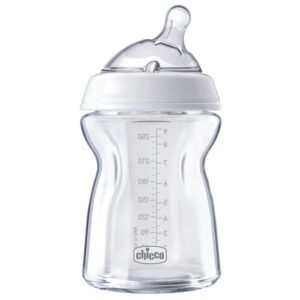 Chicco NaturalFeeling glass baby bottle 250ml newborn