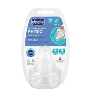 Chicco silicone teat soft feeding nipple