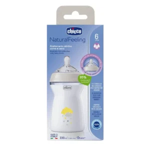 Chicco NaturalFeeling baby bottle 330ml fast flow UNI