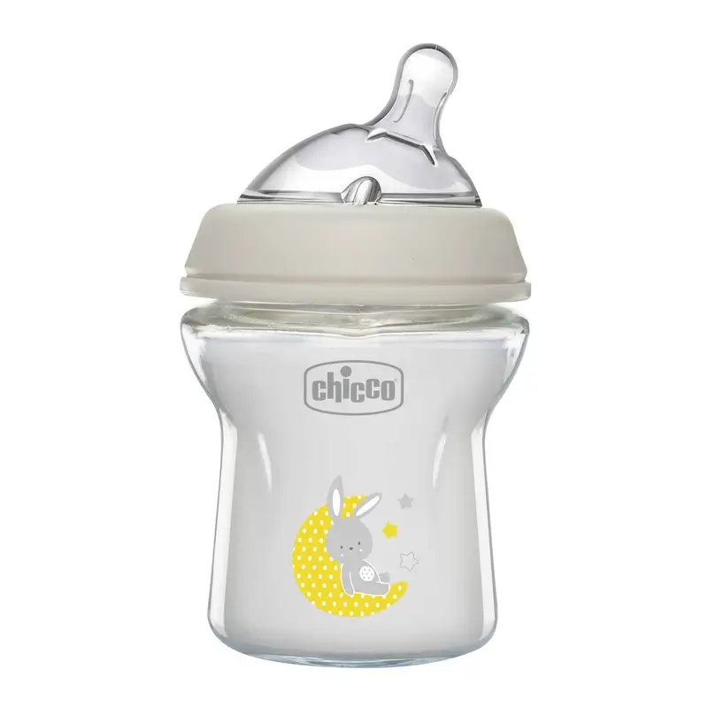 Chicco glass baby bottle 150ml slow flow newborn