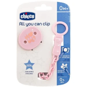 ADAPTABLE EASY CLIP WITH CHAIN PINK
