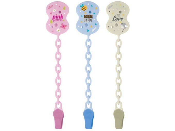 CLIP WITH CHAIN MIXED COLORS NEW 2020