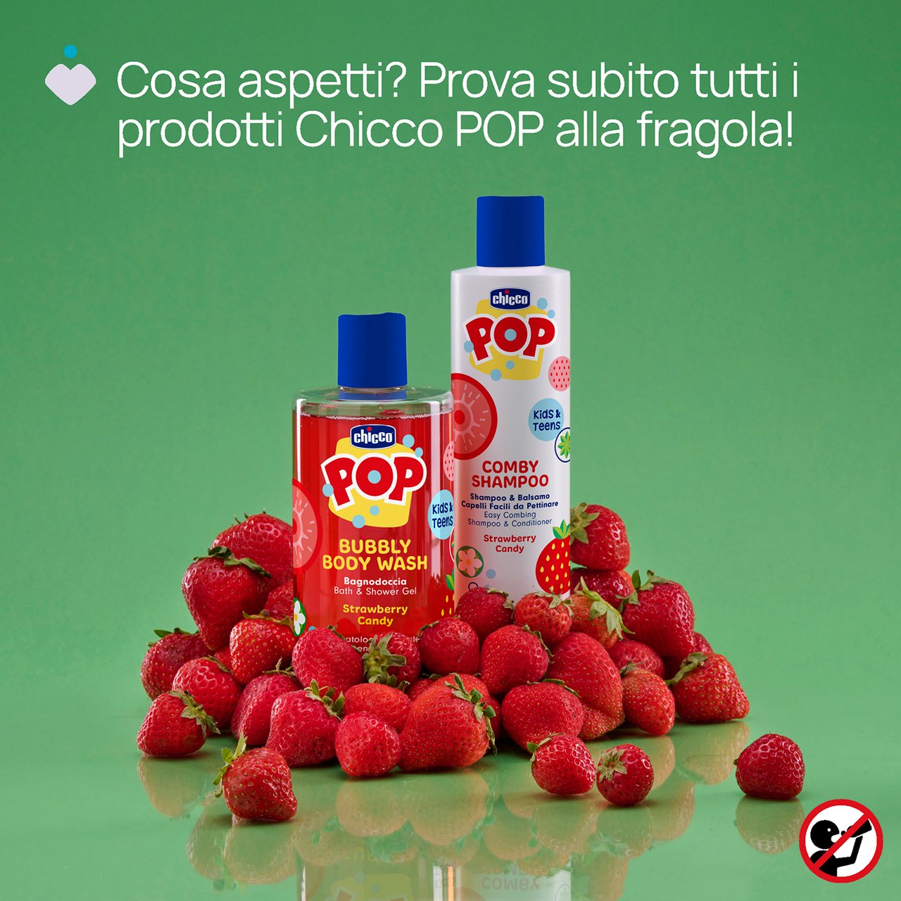 COMBY SHAMPOO+CONDIT STRAWBERRY 250ML - Image 3