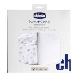 CRIB SET 2PC COTTON U&D+PC N2M FOR.CONFETTI