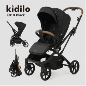 Kidilo Stroller (K818) Black 8-845