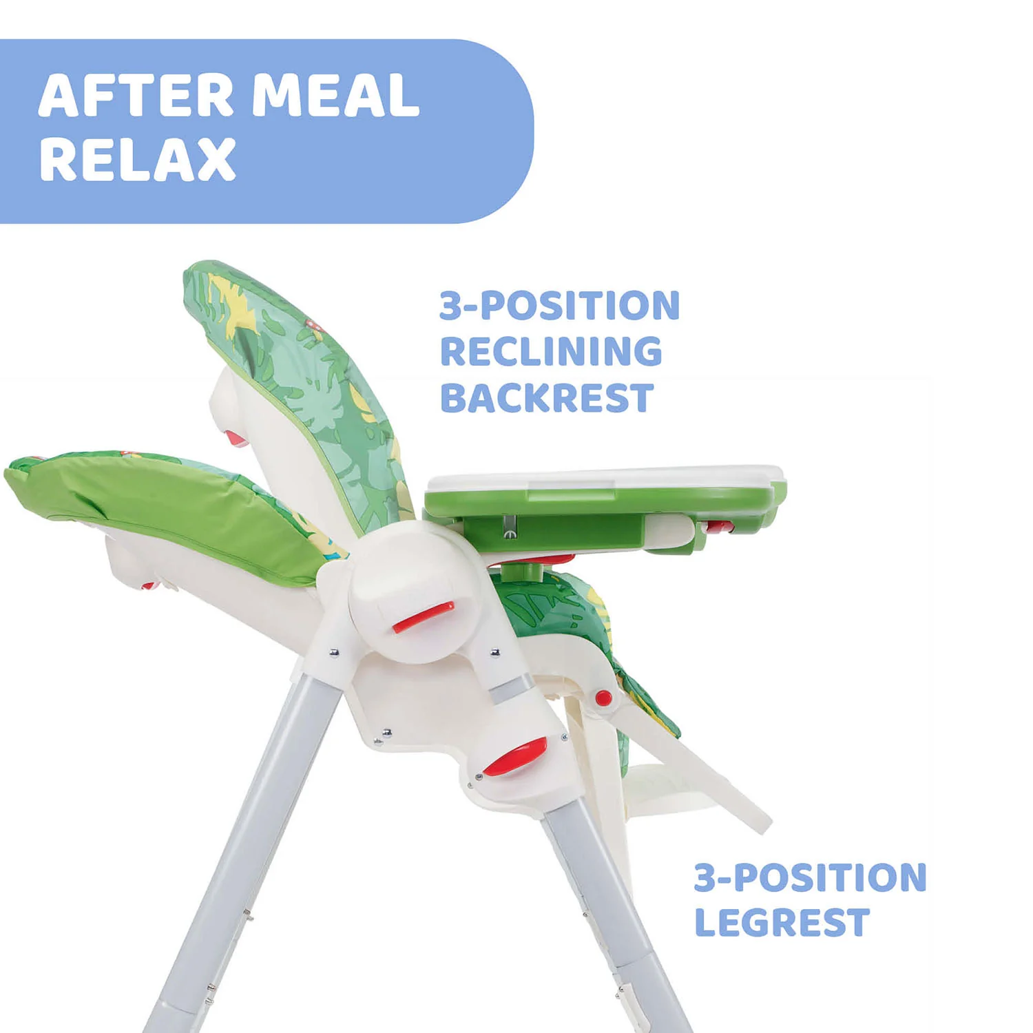 Chicco Polly Easy Highchair Happy Jungle - Image 2